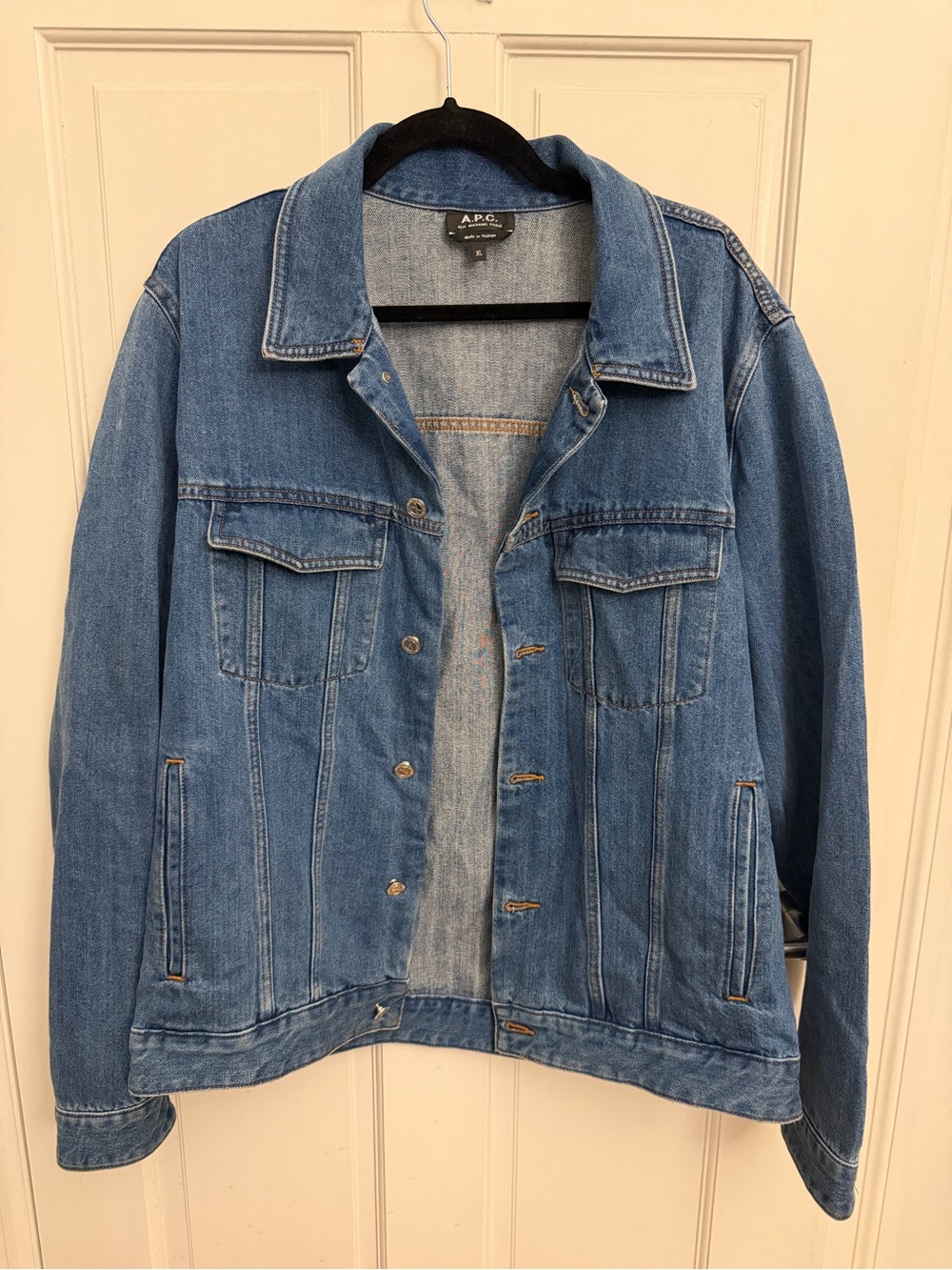 A.P.C. Classic Men's Light Blue Denim Jacket